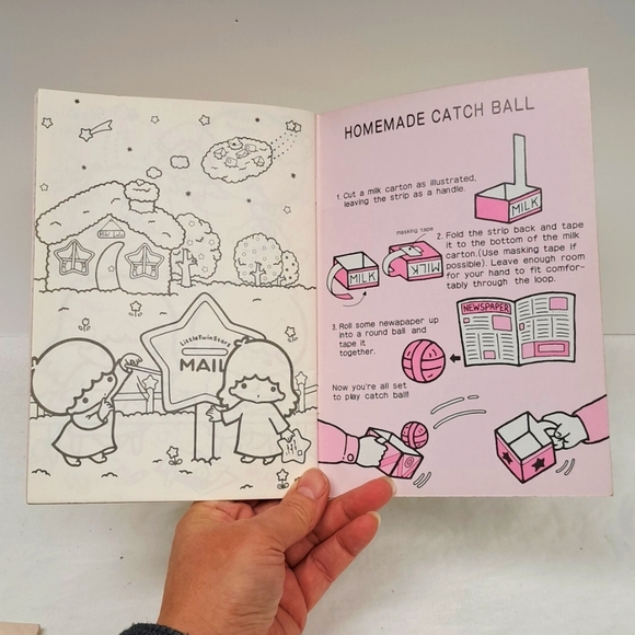 Vintage "KIKI AND LALA COLORING BOOK " SANRIO 1976 made in Japan - Picture 8 of 9